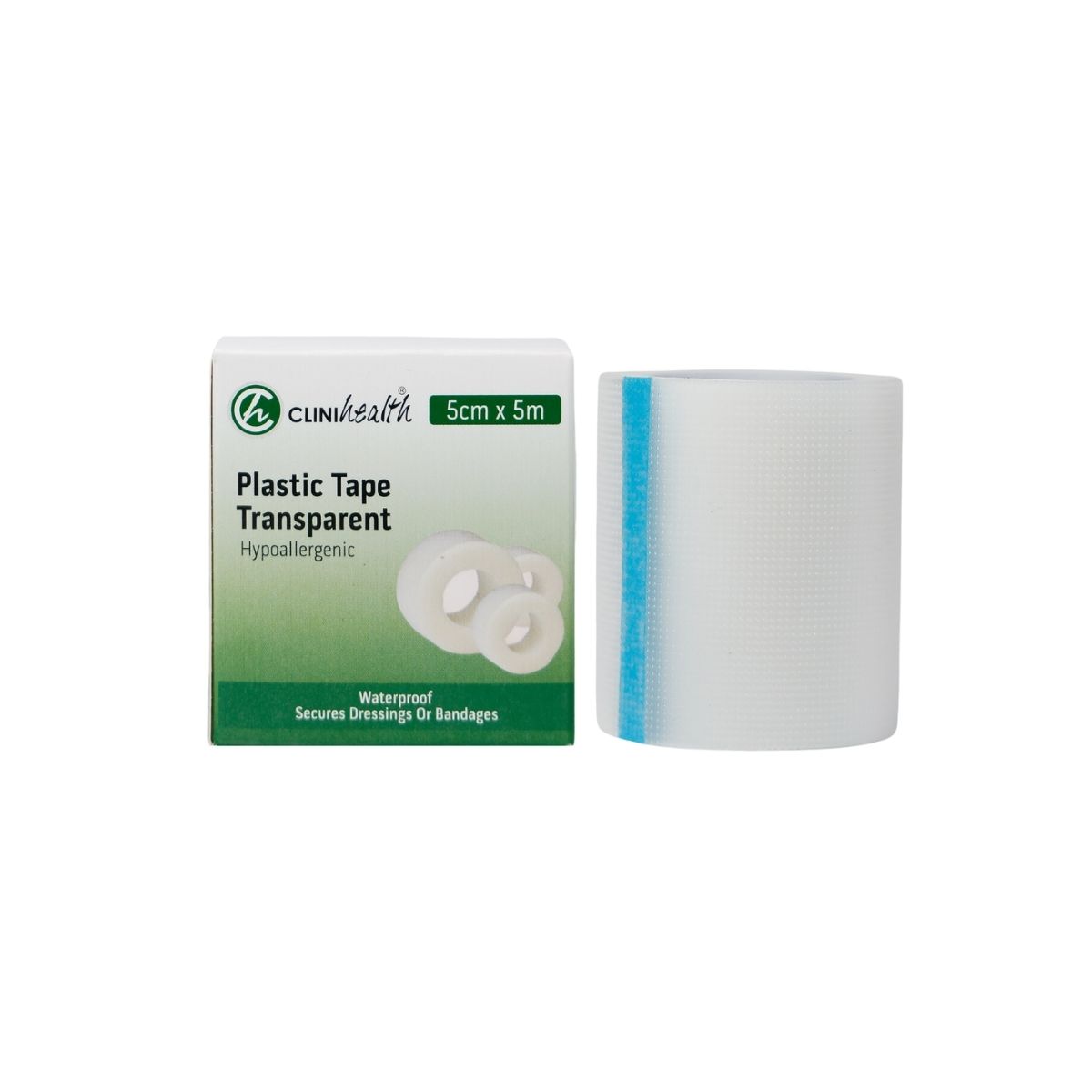 ClinicHealth Plastic Tape 5cm x 5cm