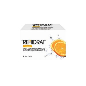 Rehidrat, Oral Electrolyte Mixture, Orange, 14g X 6 Sachets