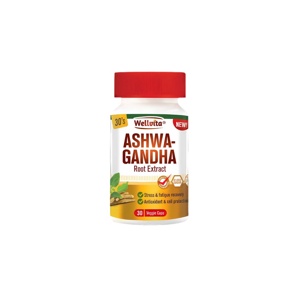 Wellvita Ashwaghanda Root Extract 30 Capsules